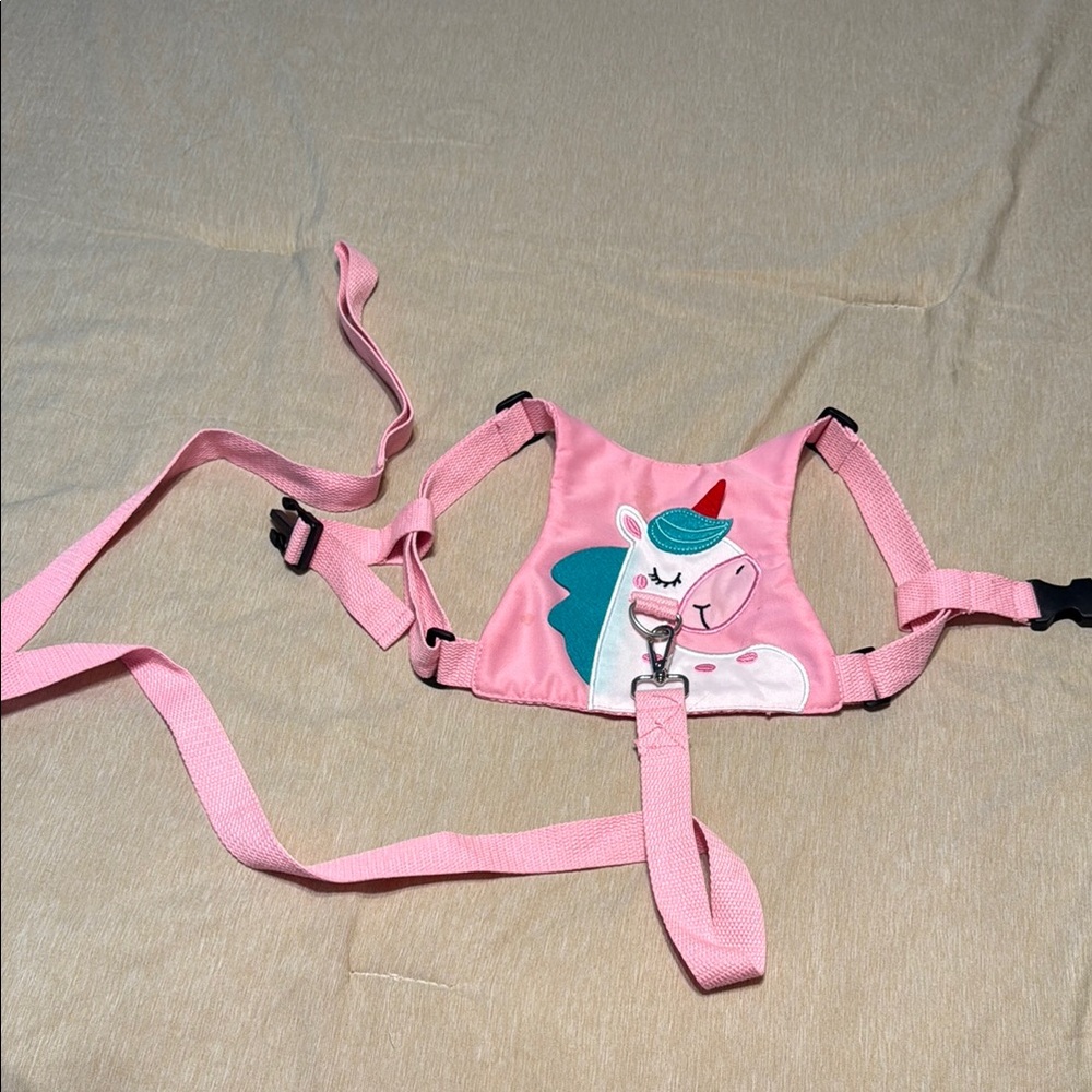 Pink Unicorn Kids Safety Harness